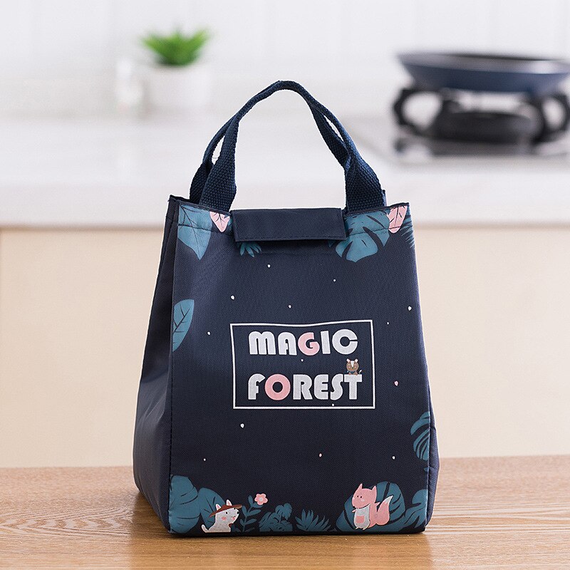 Functionele Patroon Cooler Lunchbox Draagbare Geïsoleerde Canvas Lunch Tas Handtas Thermische Voedsel Picknick Lunch Tassen Voor Vrouwen Kids: 12