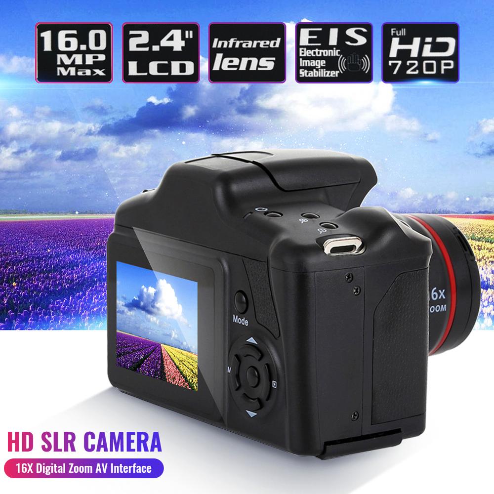 2.4 ''  hd 1080p slr kamera cmos tørt batteri husholdningstelefoto digitalt kamera bærbart digitalt fast objektiv 16x zoom av interface