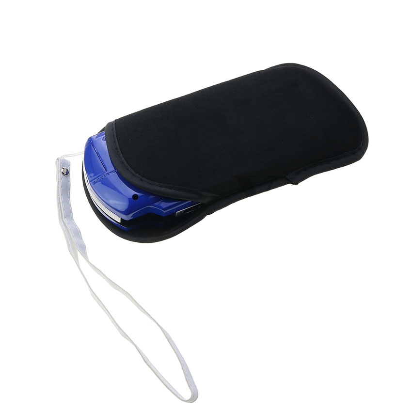 YuXi para PSP 1000 2000 3000 bolsa de almacenamiento de transporte protectora suave funda con cordón de muñeca para consola PSV PSP Go