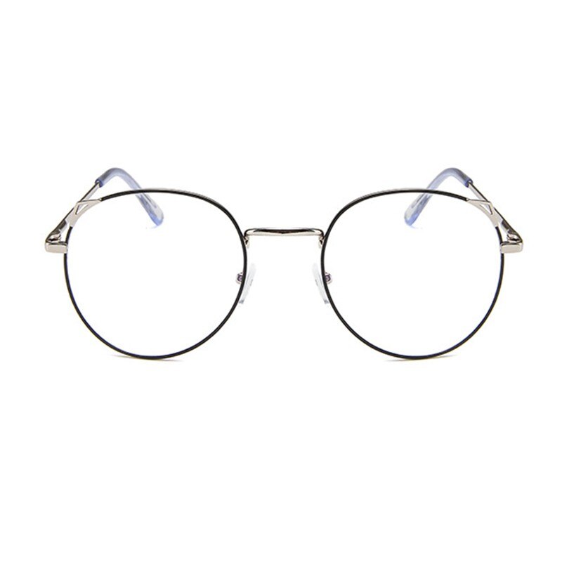 Computer Glasses Eyewear Frame Anti Blue Light Game Glasses Cat eye Anti Glare Eyeglasses Frame Women Round Clear Lens Glasses: D