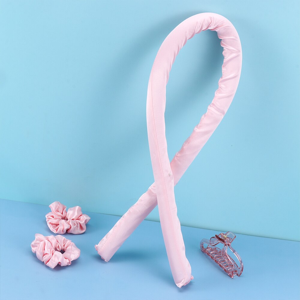 3/4pcs Heatless Lazy Curling Rod Headband Curler Set Soft Silk Ribbon Headband Wave Former Hair Curler Hair Styling Tools
