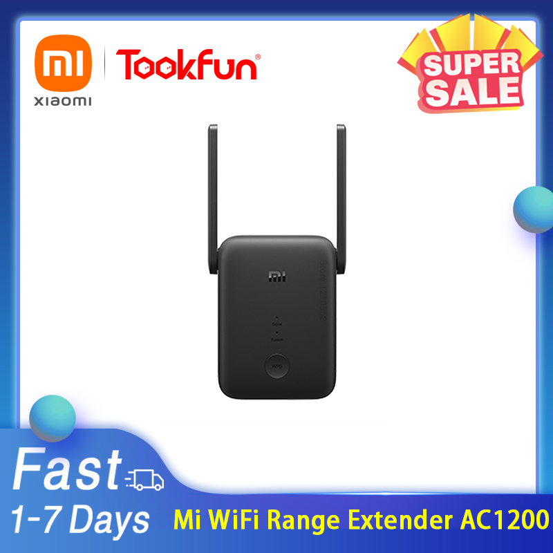 Xiaomi-extensor de rango WiFi Mi versión Global, enrutador de señal WiFi, amplificador de banda de 1200 GHz y 5GHz, puerto Ethernet AC1200 de 2,4 Mbps