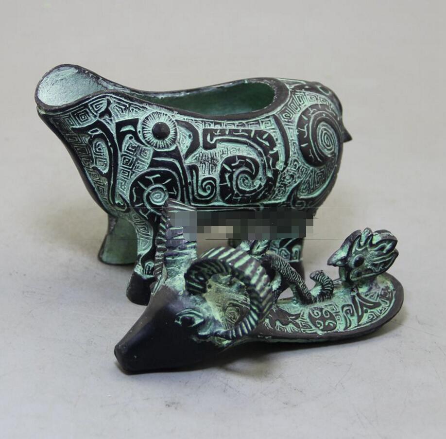 Copper Statue collection of antique antique crafts manufacturers direct sales of pure copper bronze bronze antelope wi