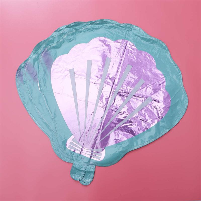 5/10pcs Coquillages Ballon D&#39;hélium Feuille Océan Sirène Thème Pour Bébé Douche Anniversaire Mariage Hawaii Fête De Plage D&#39;été Fournisseurs
