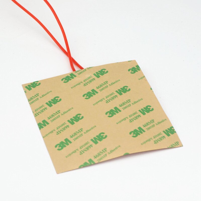 Calentador de película de poliimida eléctrica flexible, elemento calefactor para cables eléctricos, DC, 25x50mm, 7W, 12V, 1 unidad