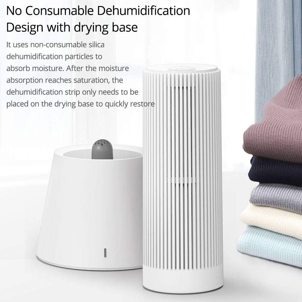 Déshumidificateur de dessiccateur d'air déshumidificateur électrique pour la bibliothèque de garde-robe à la maison absorbeur d'humidité vêtements déshydrateur de chaleur sèche AC100-240V