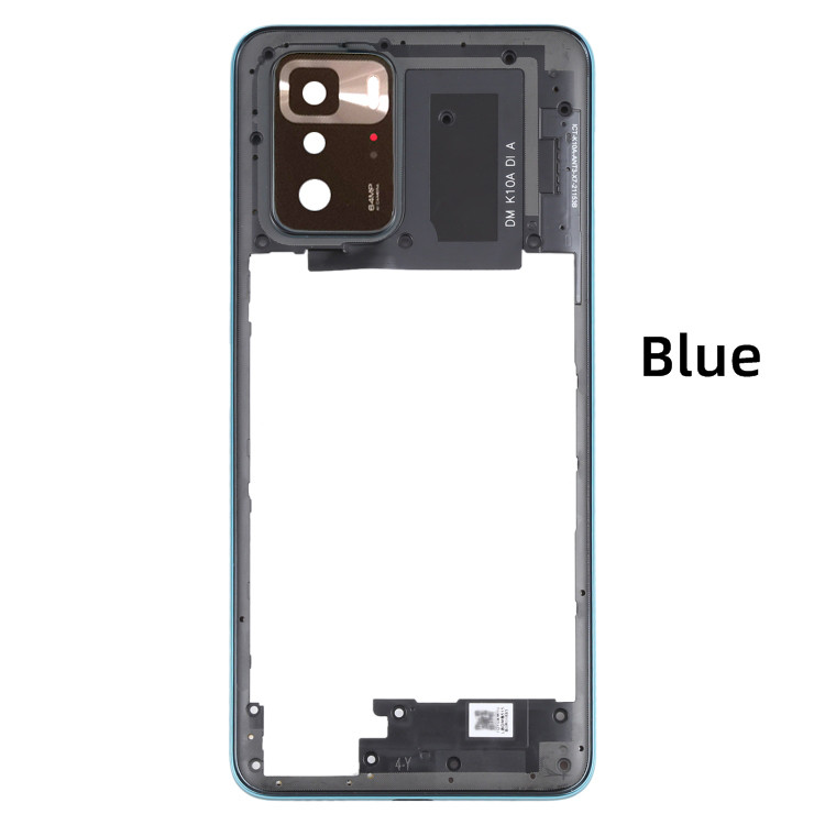 Cornice centrale originale per Xiaomi Poco X3 GT con pulsante Volume alloggiamento anteriore cornice centrale telaio Shell parti di Smartphone: Blue