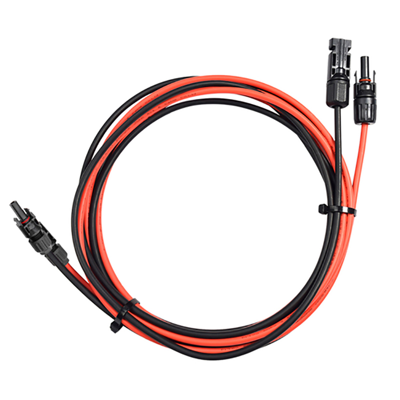 3m 6m 2.5 mm² röd och svart pv dubbel kontaktdon förlängning solkabel 12v solpanel / cel / system / modul diy kit rv / marine / campering
