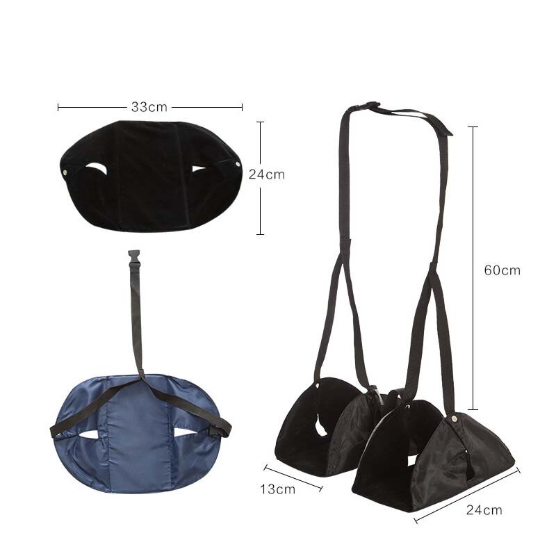 Travel Accessories Flight Car Travel Essential Aviation Seat Foot Pad Adjustable Train Airplane Foot Rest Feet Hammock Portable