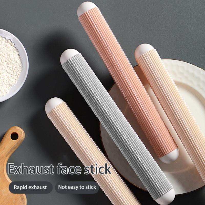 Plastic Non-stick Rolling Pin Kitchen Cooking Baking Tool Craft Baking Fondant Cake Decor Dumpling Skin Dough Roller Rolling Pin