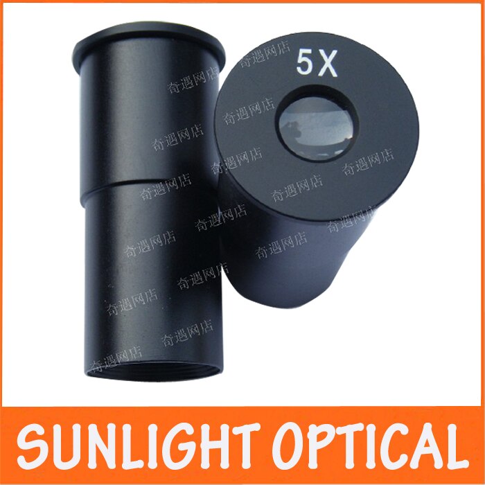 H5X Huygens Lens Biological Microscope Optical Eyepiece with Mounting Size 23.2mm Used in School Student Laboratory