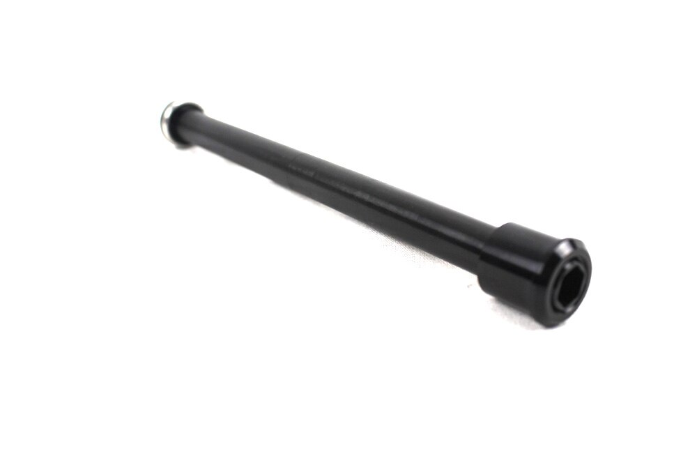 MTB bike alloy rear Thru axle 142*12mm quick release mountain bike replacement QR in anodized Black Thread Pitch 1.5mm 1.0MM