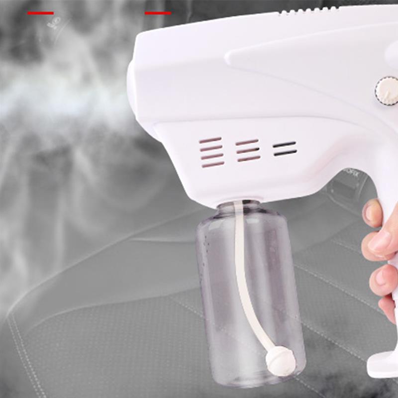 1200W 220V 250ml Electric ULV Sprayer Blue Light Portable Fogger Machine Hair Nanos Steam Spray Guns Hospital Home Disinfection