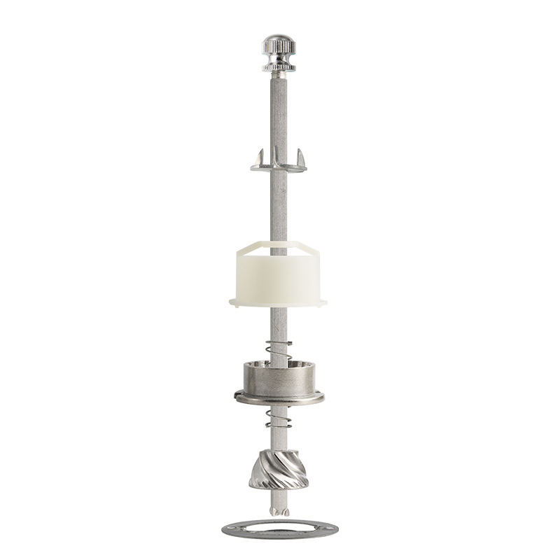 Manual Pepper Grinder Accessories Mill Parts Salt Mills Stainless Steel Core With Pole Kits With Self Tapping, Price: Light Grey