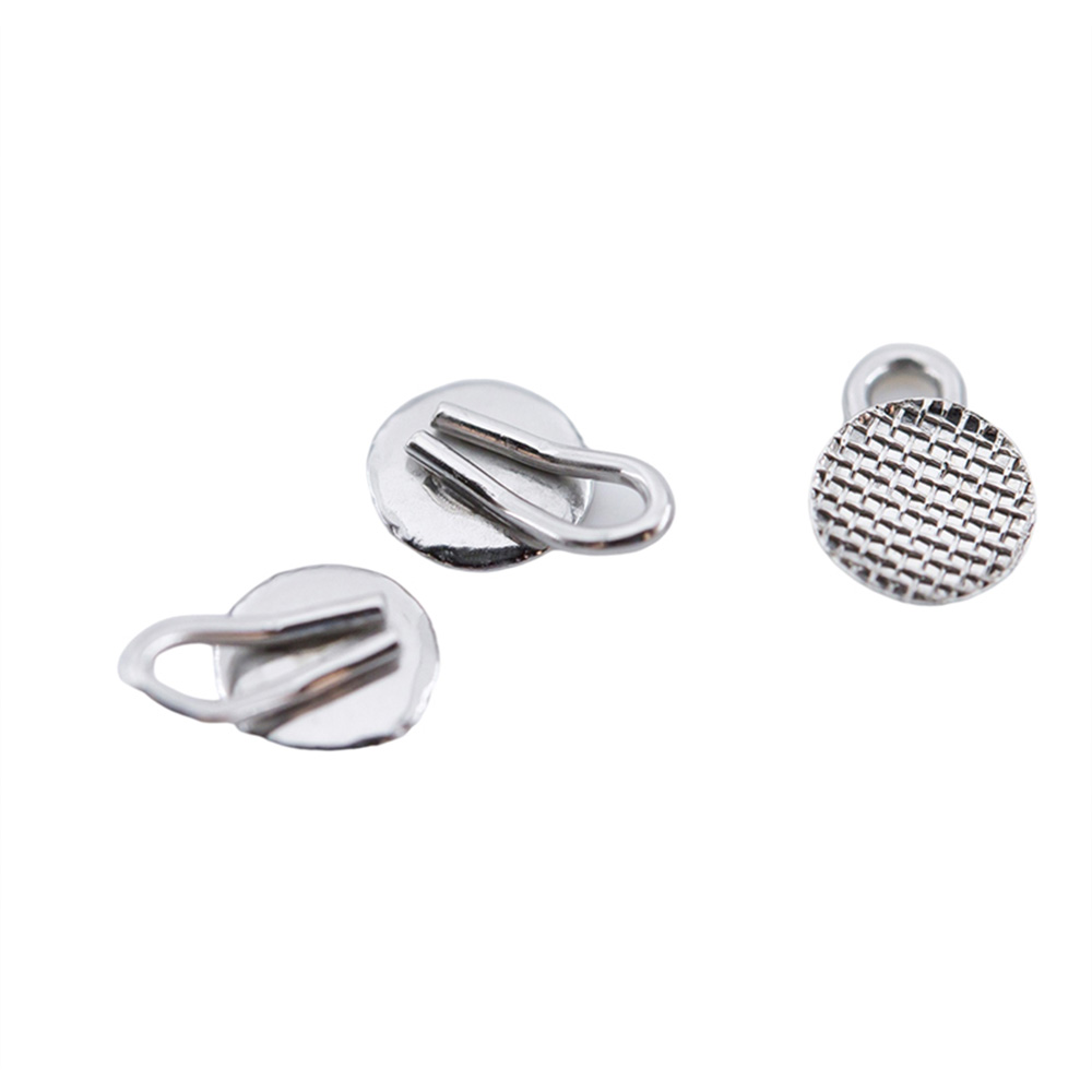 Dentst 50 pièces/boîte dentaire orthodontique bouton lingual collable Base en maille métallique pour supports de traitement d'orthodontie bretelles: En bois