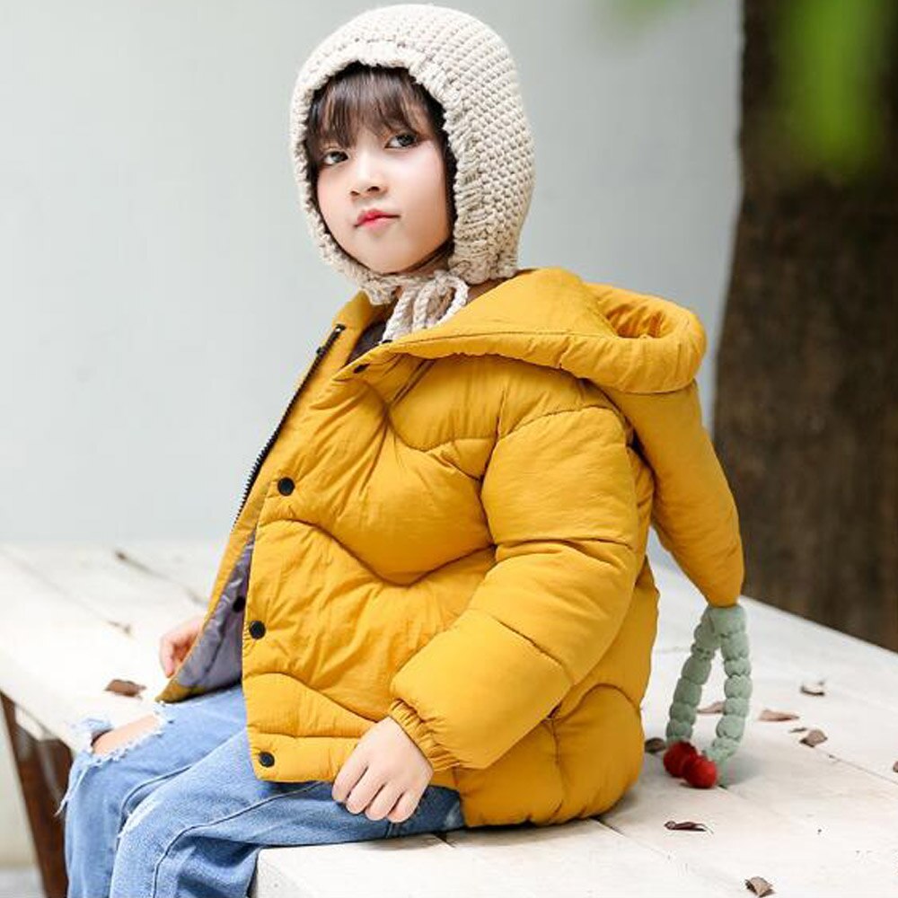 Meisje Jas Kinderkleding Snowwear Parka Dikke Katoenen Gewatteerde Winterjas Voor Winter Jongens Jas 3 Te 7 Jaar Oud