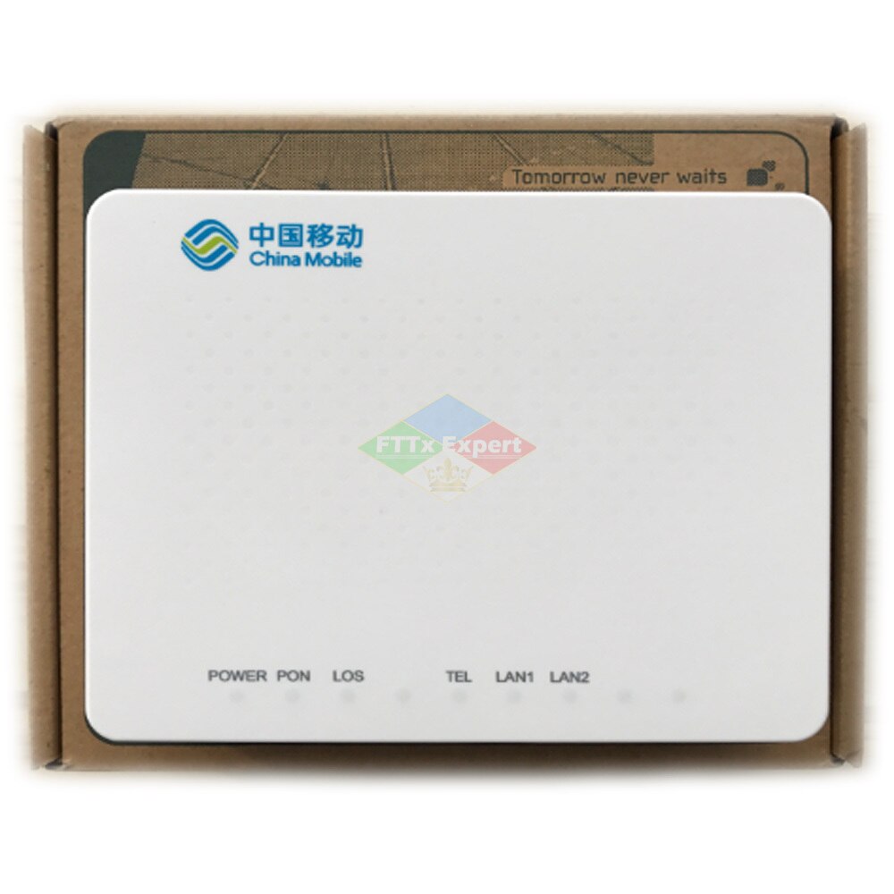 GPON ONU ZXHN ZTE F603 , 2 lan + 1 protocole SIP vocal, interface anglaise originale avec mobile chinois, nouveauté 100%