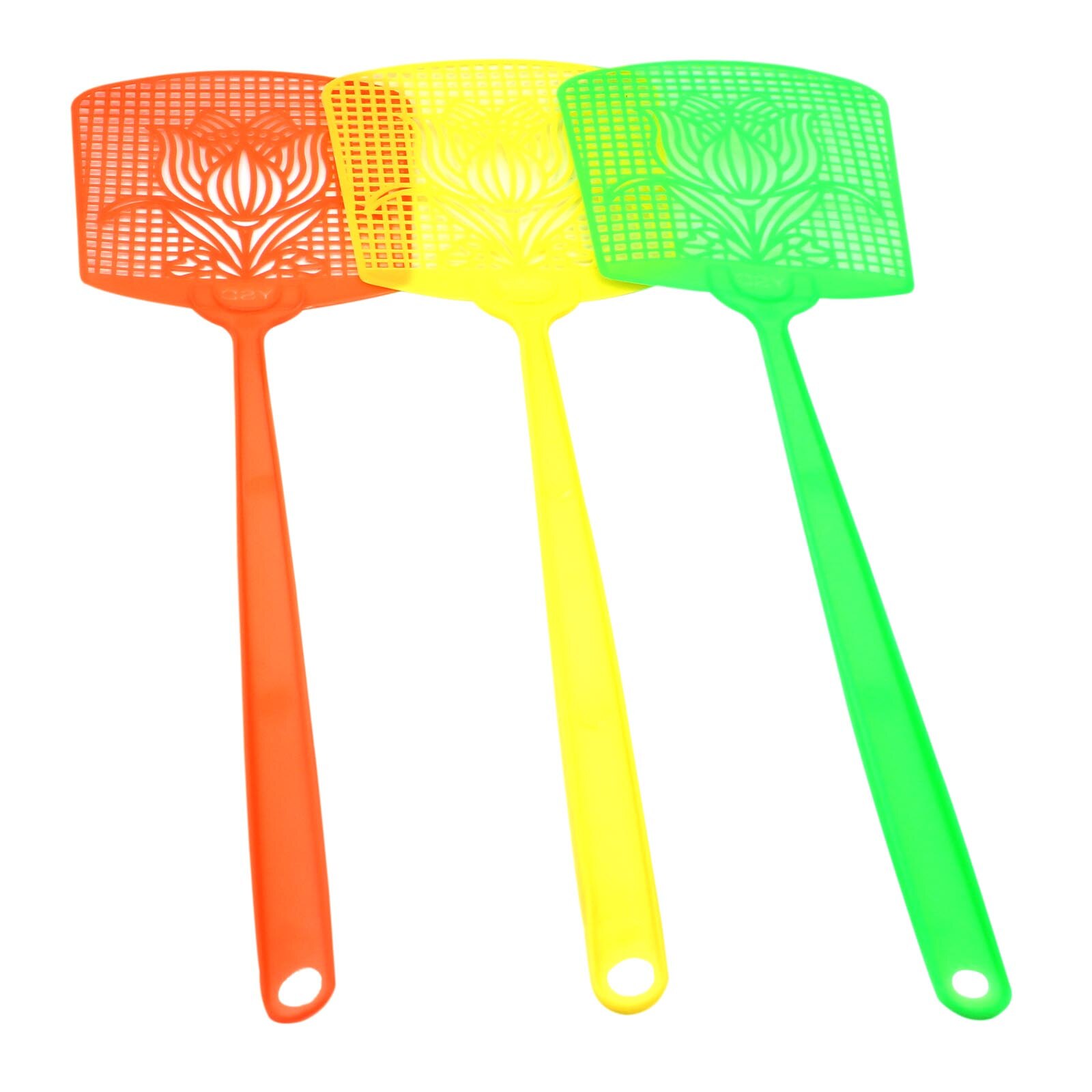 Flyve skadedyrs swatter plast fly-swatter bærbart hjem ca. 42.5cm*12cm multifunktion 1 stk