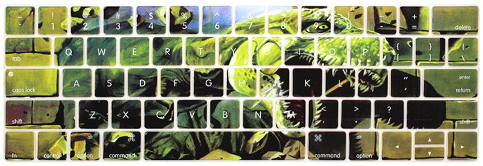 Til macbook pro touch bar 13 15 a1706 a1989 a1707 us version silikone tastatur cover skin med flot print touchbar 13.3 15.4: 16