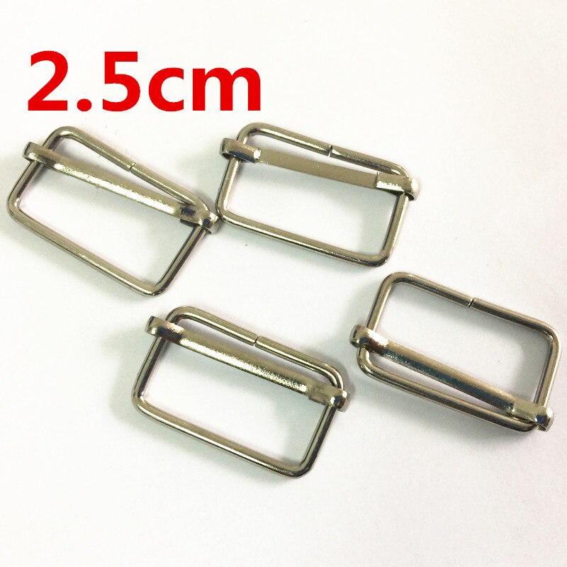 20pcs Bag Strap Fitting Buckle Adjust Slider Loop Bag Making 25mm Sewing Craft,belts bags and shoes fasteners