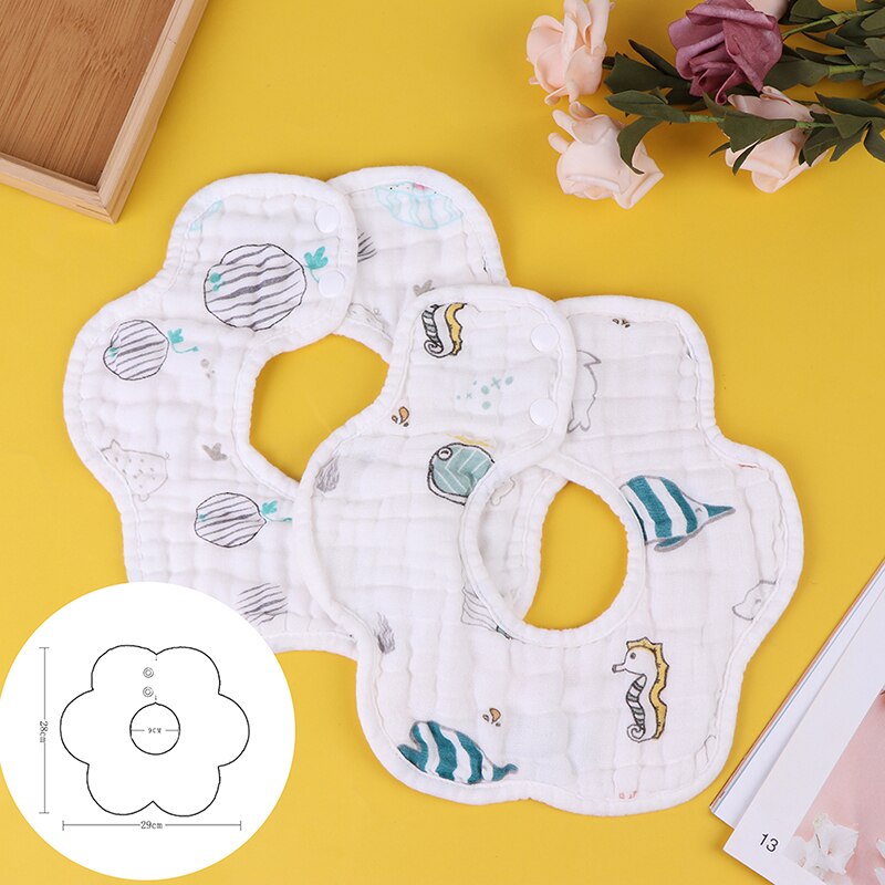 Slabbers 360 Graden Rotatie 8 Lagen Gaas Mousseline Baby Kids Bandana Baby Kids Accessoires