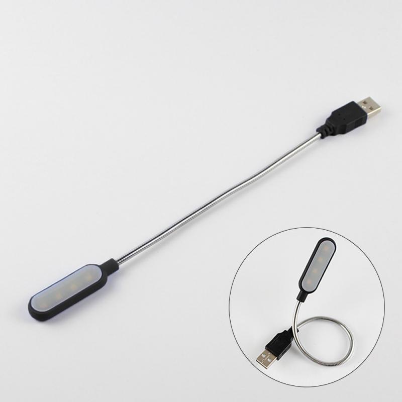 Bærbar usb-leselampe til reiser, mini ledet-boklampe, nattlys, drevet av bærbar pc, jule-ledet-lys