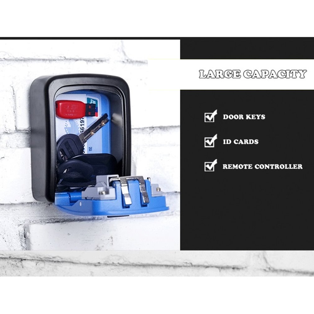 Hasło pojemnik na klucze duży rozmiar dekoracja na klucze kod skrzynka klucz robić przechowywania blokada naścienna sejf na hasło klucz zewnętrzny mechanizm blokady blokada