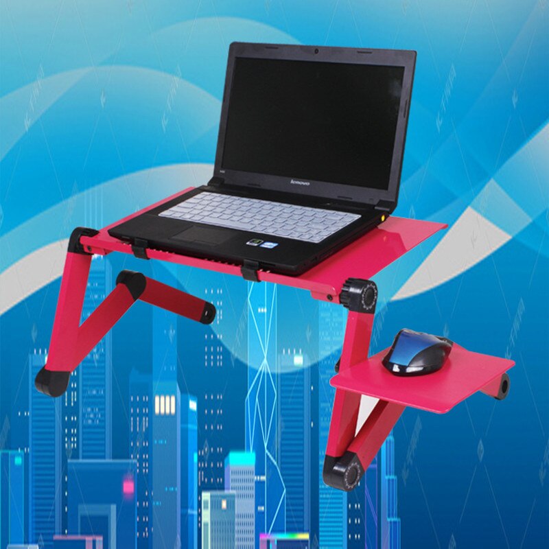 Cooling Laptop Desk Bed Multifunctional Computer Desk IPad Desk Lazy Aluminum Folding Table