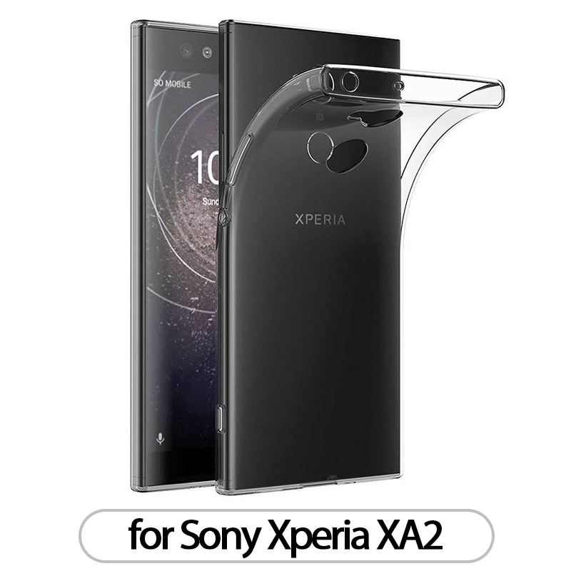 Case Voor Sony Xperia XA2 XA2 Plus Tpu Silicon Clear Gemonteerd Bumper Soft Case Voor Sony Xperia Xa 2 Ultra transparant Back Cover: for Sony XA2