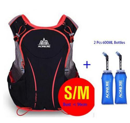 AONIJIE 5L men and women marathon running moisturizing vest bag 1.5L water bag riding hiking bag outdoor sports running backpack: 7
