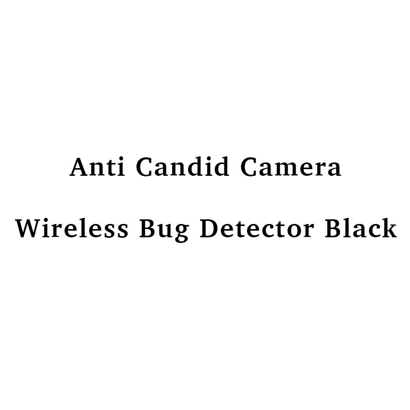 Anti Candid Camera Draadloze Bug Detector Zwart