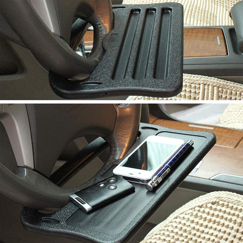 Biurko samochodowe uniwersalna kierownica laptop stół uchwyt na kawę przenośny jeść praca napój siedziba taca towary akcesoria samochodowe