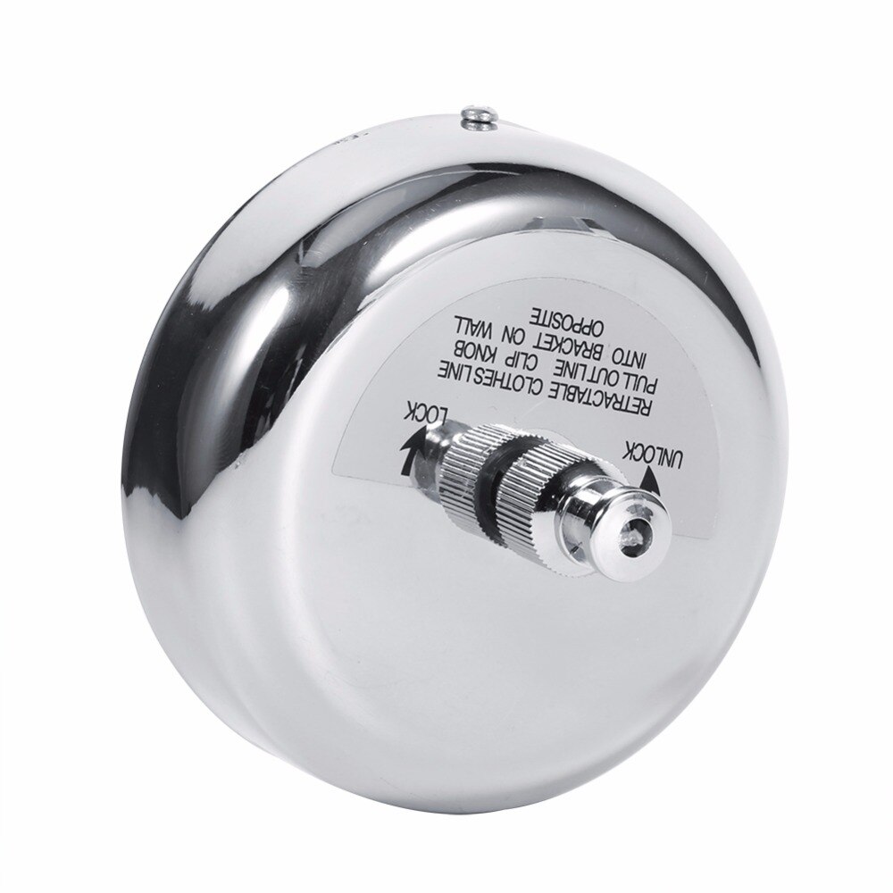 Stainless Steel Retractable Clothes Line Dryer Indoor Outdoor Laundry Single Clothesline Home