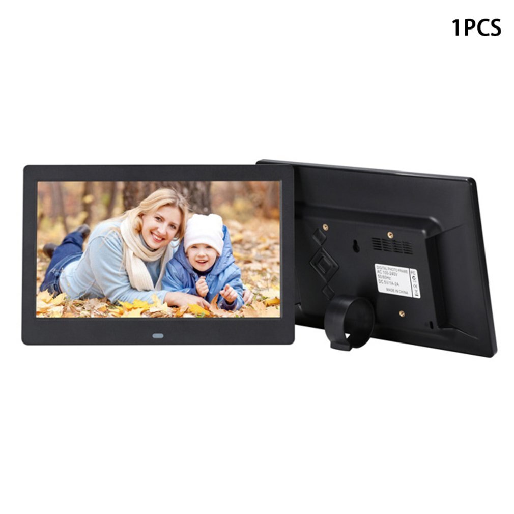 10 inch Screen LED Backlight HD Digital Photo Frame Electronic Album Photo Music Film Full Function Good