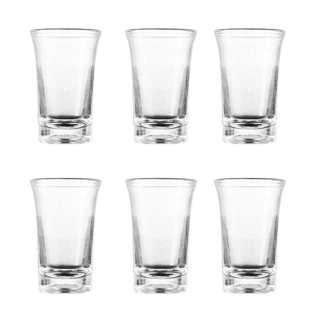 6 Borrelglas Dispenser Houder Caddy Liquor Dispenser Draagbare Dispenser Partij Bar Accessoire Drinken Bar Shot Dispenser: 6 transparent  cups