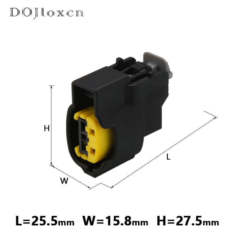 5/10/20/50/Sets 2 Pin Molex Socket Auto Wiring Plug Waterproof Automotive Wire Harness Cable Black Female Connector 49093-0211
