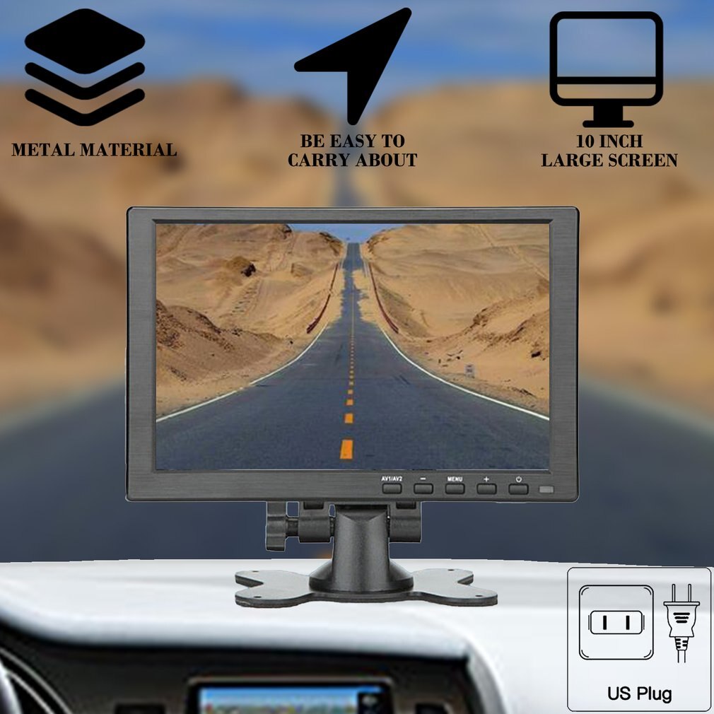 10 inch Portable Monitor HDMI 1920x1080 HD IPS Display Computer LED Monitor with Leather Case for PS4 Pro/Xbox/Phone
