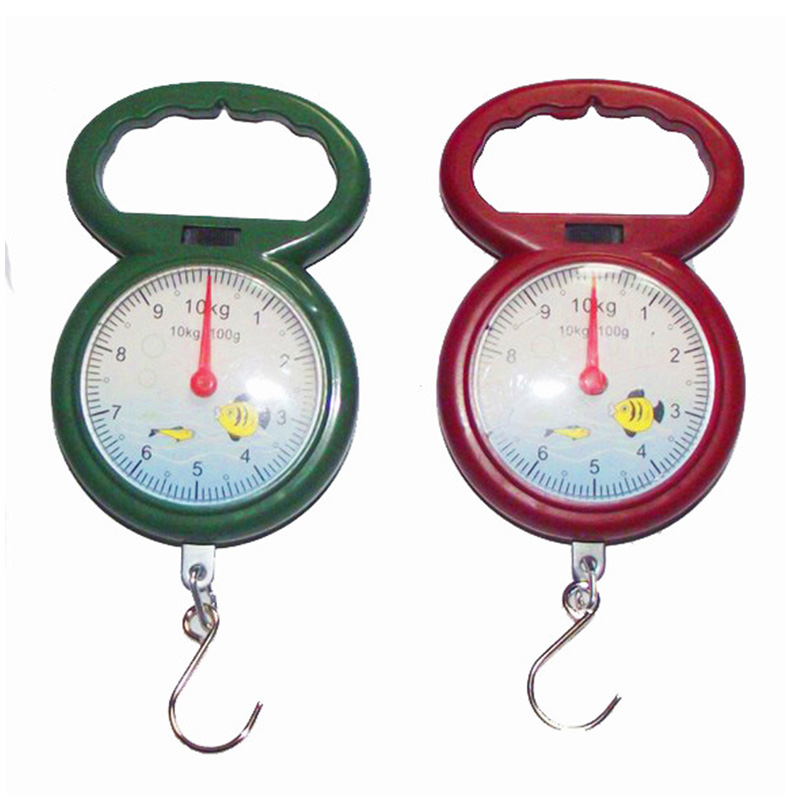 Mini 10kg Weighing Scales for Fishing Pocket Luggage Weight Scale Numeral Pointer Hook Hanging Scales Libra C1127 d