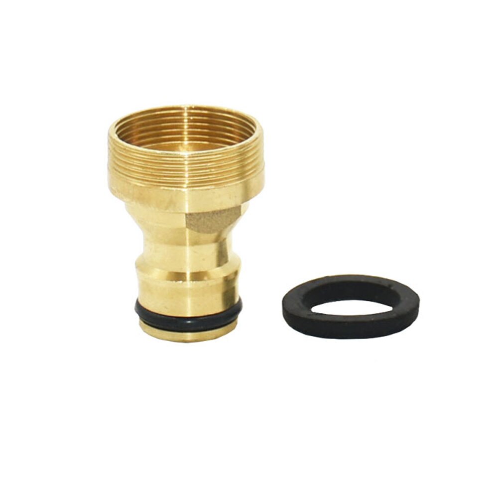 Brass Female M22 M24 Male To 5/8" Faucet Connector Garden Tap Quick Connector For Bathroom Faucet Copper Fittings: Gold