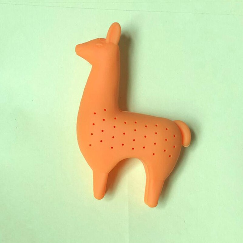 Caoutchouc de Silicone de catégorie comestible de filtre de thé d'alpaga de lama comme infuseur de thé