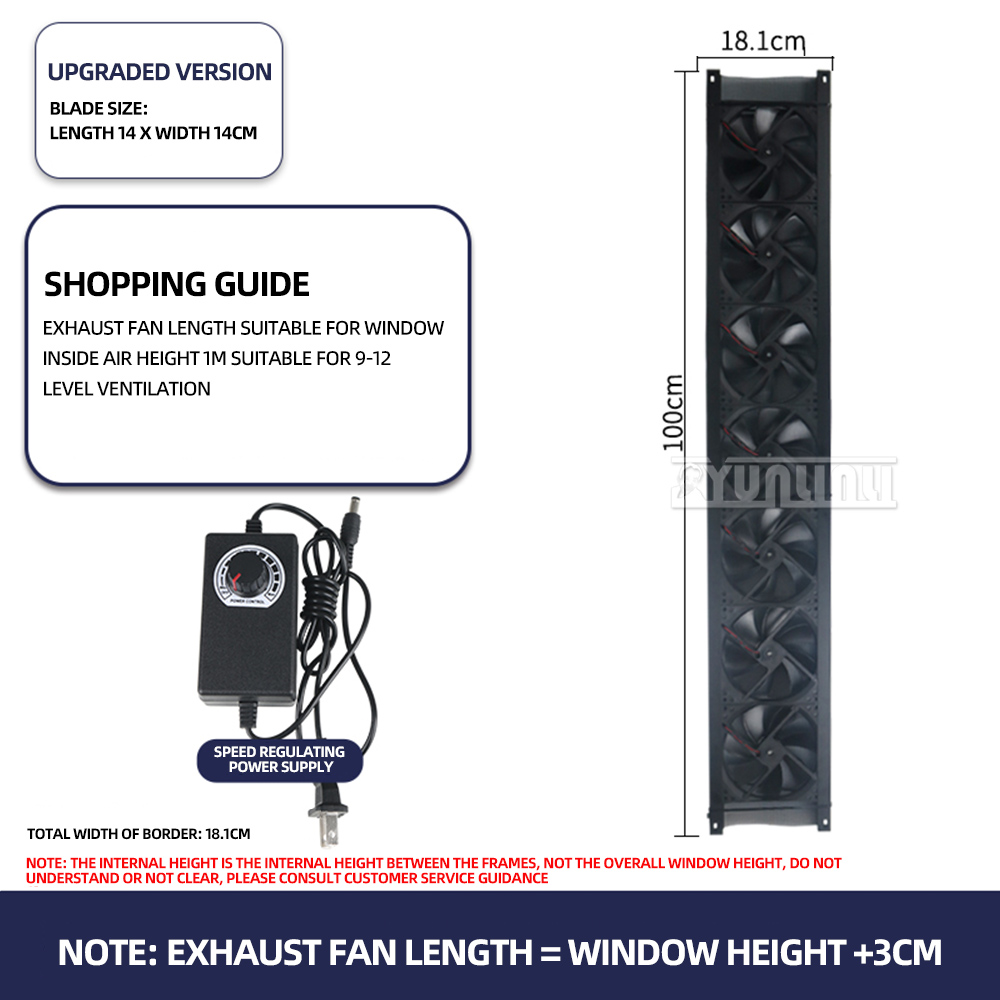 Window Exhaust Fan Silent Exhaust Machine Fresh Air Fan Efficient Kitchen Ventilation System Abluftventilator Für Küche: Dark Khaki