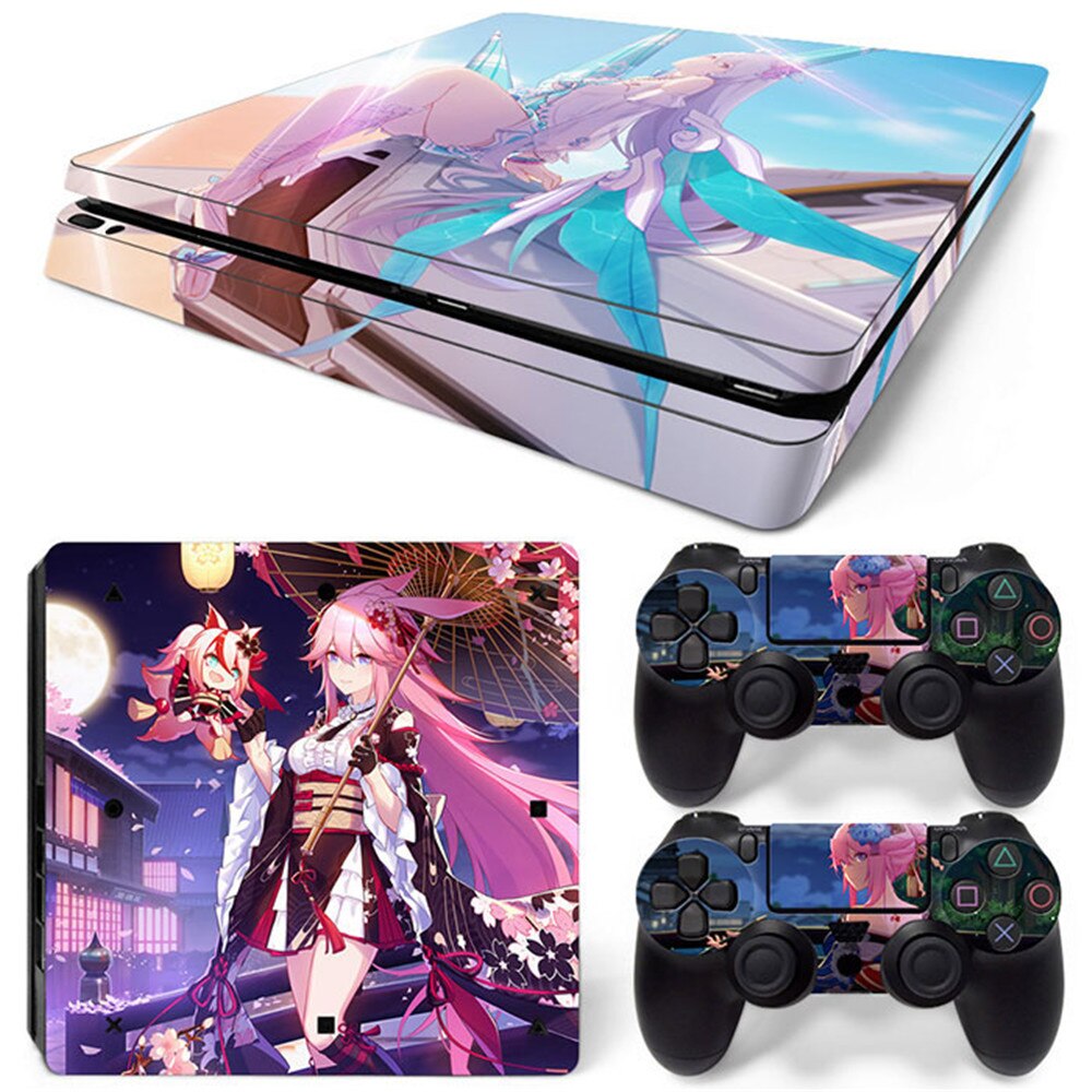 Adesivo Per Ps4 Sottile di Imballaggio Commercio All'ingrosso Autoadesivi Della Pelle: TN-PS4Slim-6468