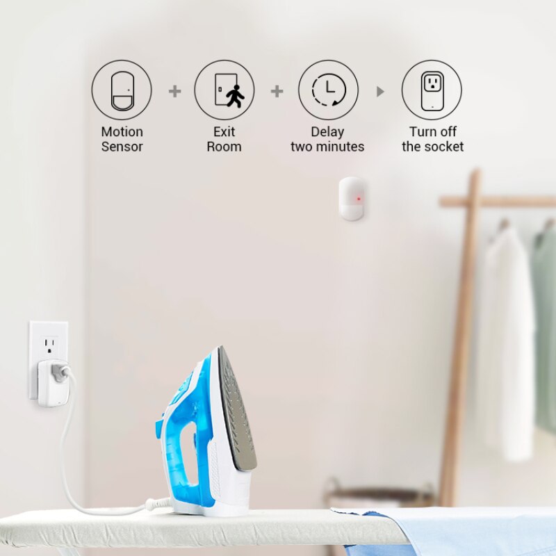 Broadlink Wireless S3 Motion Sensor Hub Anti-theft Home Security APP Alarm Push History Record Support Alexa Google Home IFTTT