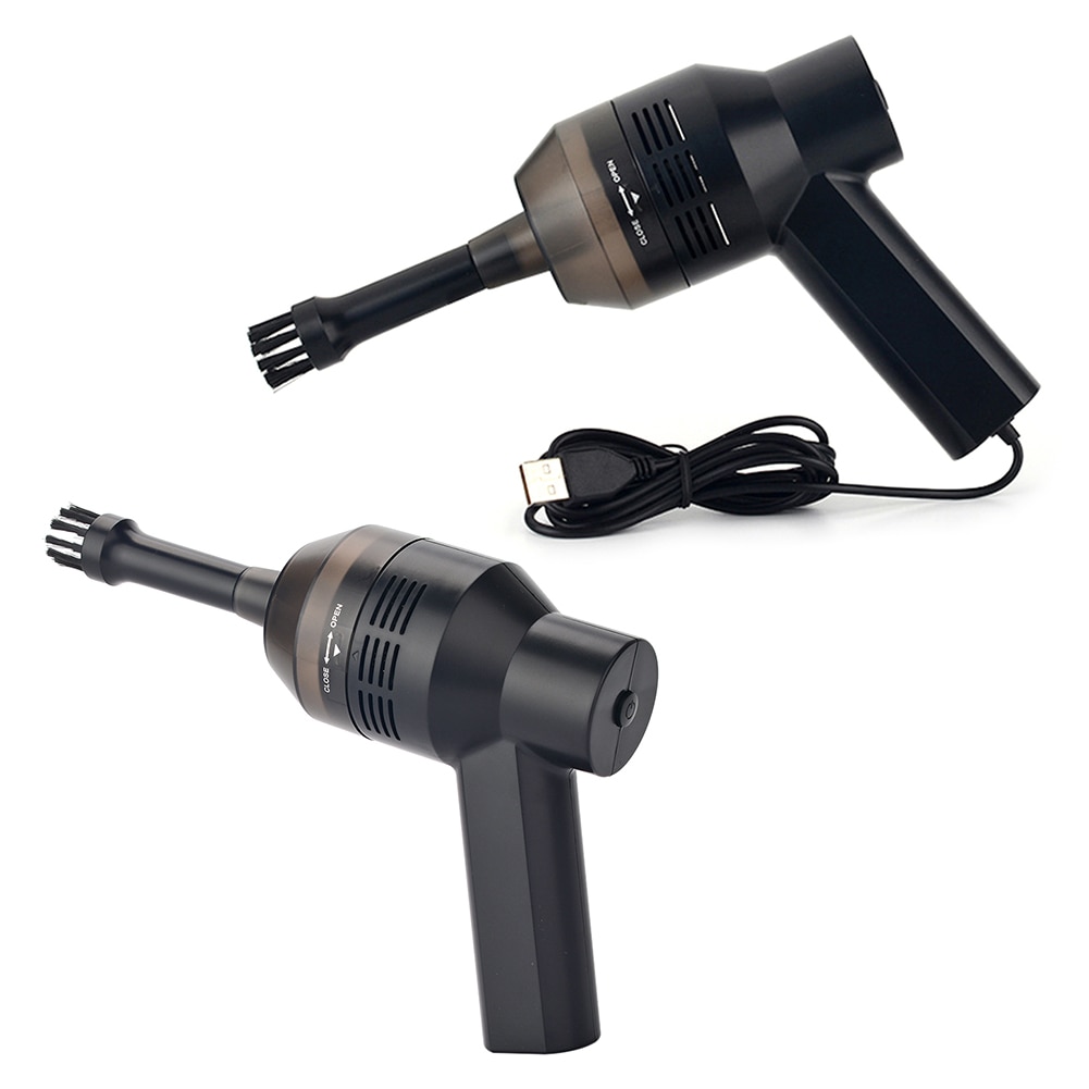 Mini Handheld Vacuum Cleaner USB/Battery Powered PC Keyboard Dust Remover for Car Home Keyboard