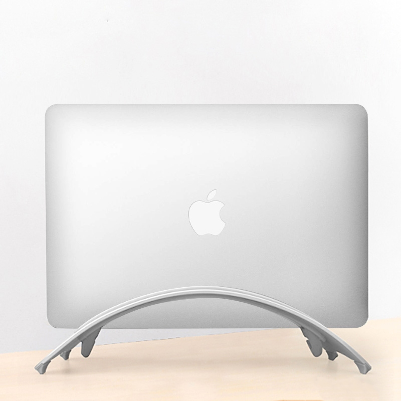 ARVIN Silver Aluminum Alloy Laptop Stand for Macbook Air 11 13 Pro Retina 12 13 15 Vertical Base Desktop Notebook Cooling Stand