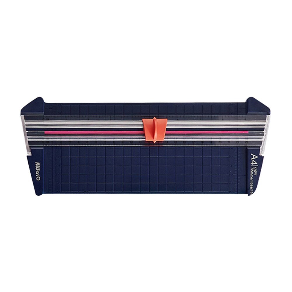A3/A4/A5 Snijmachine Papier Cutter Art Trimmer Ambachten Foto Plakboek Bladen Diy Office Home Lichtgewicht cutting Cutter: 13930 Navy blue