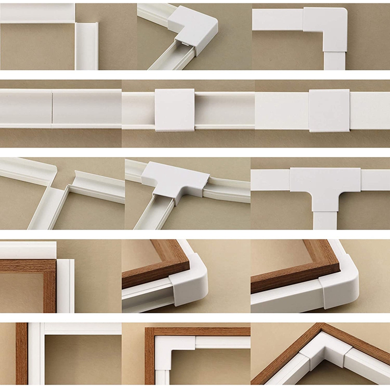 Cable Concealer, Cord Cover Raceway Kit, Wire Cover for Mount TV, Cable Hider Channel for Home Office