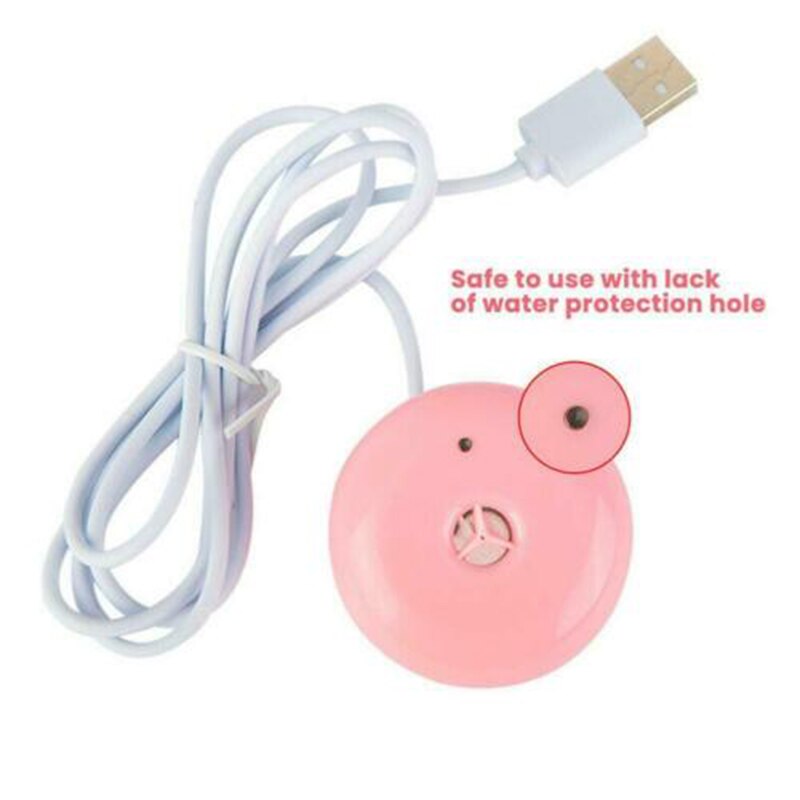 Mini USB Humidifier Donut Shaped Fragrance Diffuser Air Purifier Home Office Car Decor LDO99