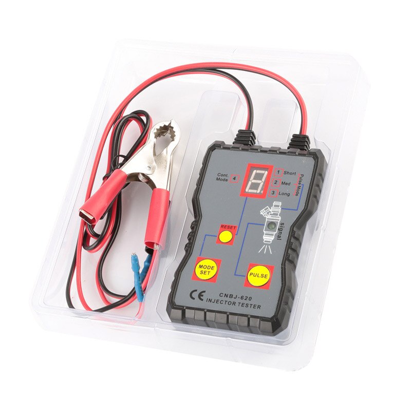 Automotive Injector Tester 12V 4 Pulse Modi Handheld Auto Voertuig Fuel Pressure System Diagnostic Tool