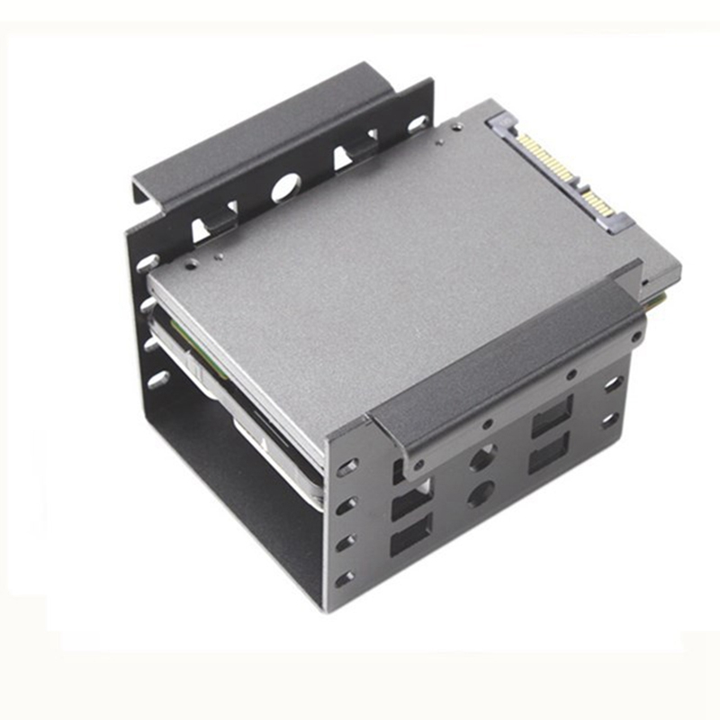 4-Bay 2.5-Inch To 3.5-Inch Adapter Bracket Hard Drive Caddy SSD Chassis Hard Drive Mounting Tray Caddy Bay